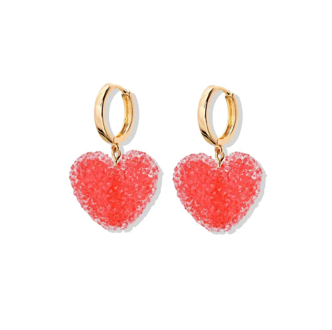 Candy Heart Earrings