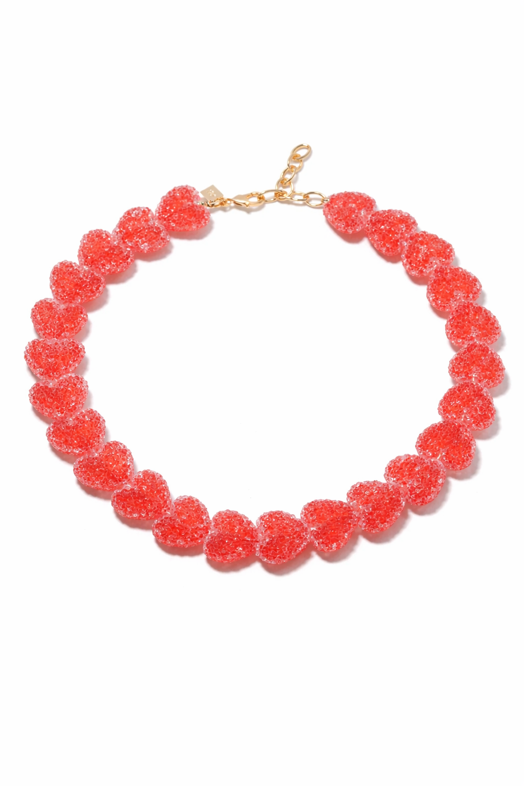 Candy Heart Necklace - Juicy Peach