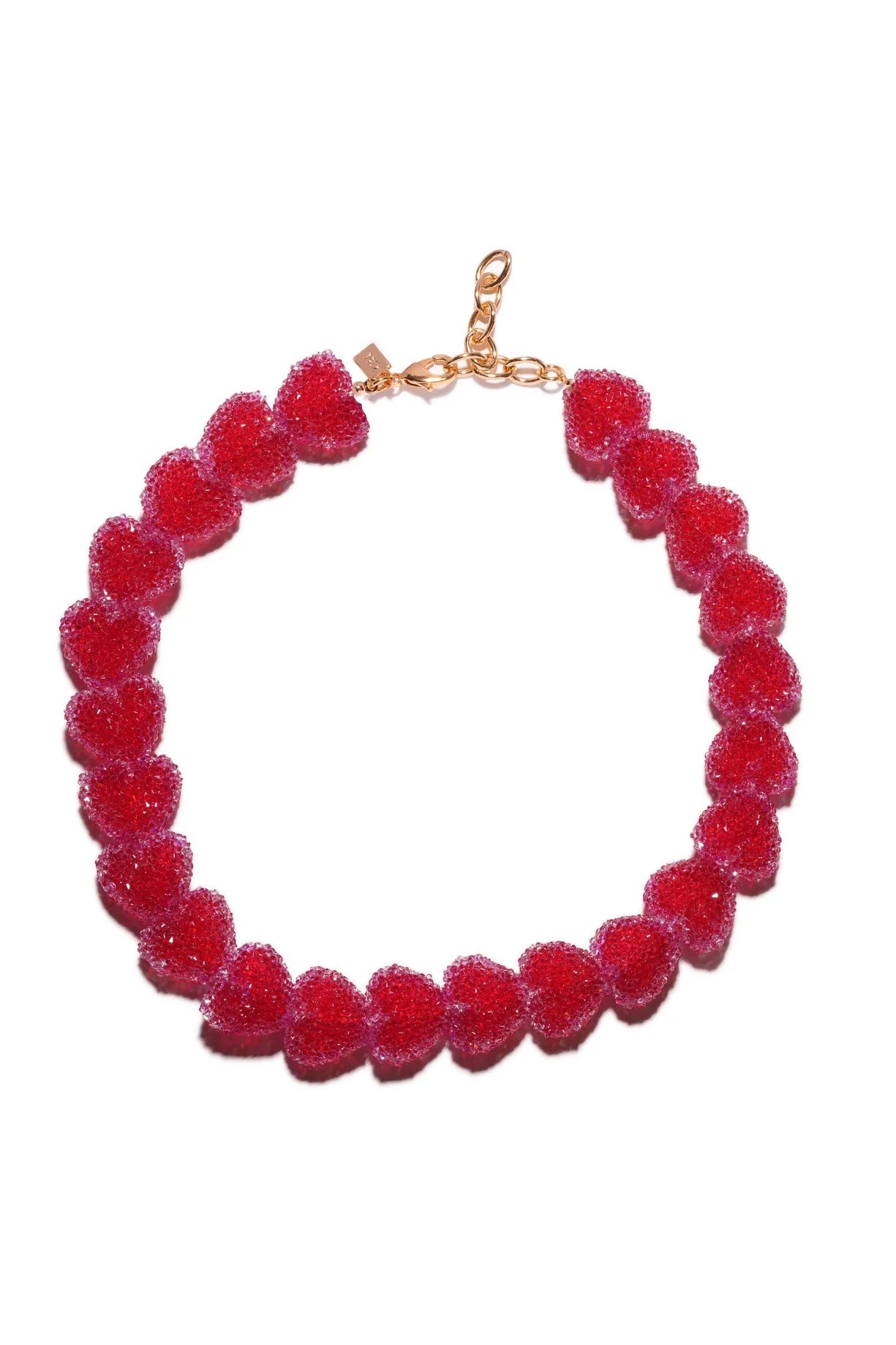 Candy Heart Necklace - Cherry