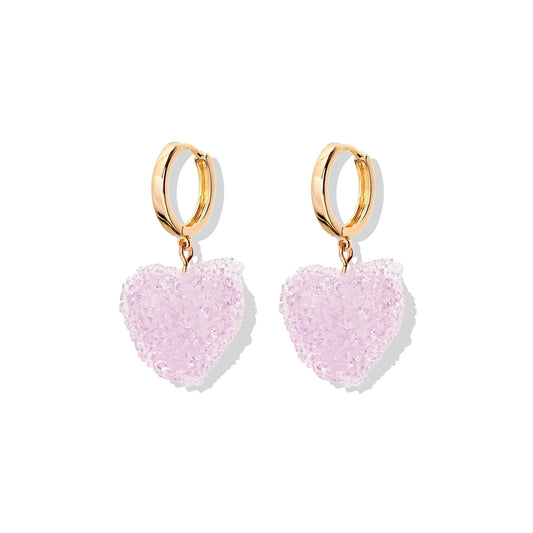 Candy Heart Earrings - Tuttifrutti